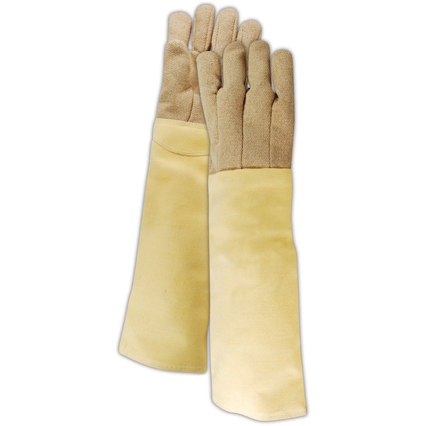 Large KevlarPBI Blend Heat Resistant Gloves, PR